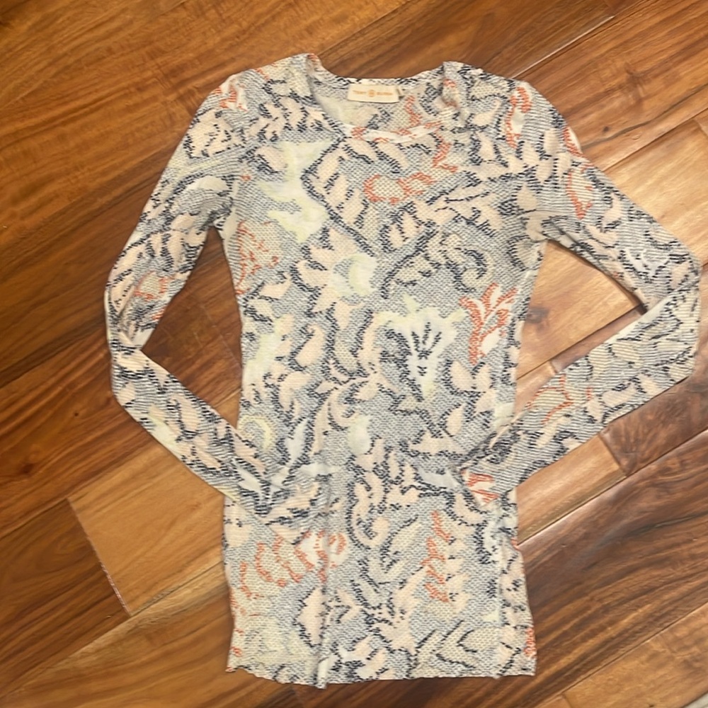 🥰 EUC Tory Burch womens t-shirt size XS - Picture 4 of 7